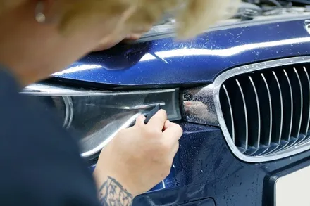 BMW 320i 라이트 PPF 교체 (8년만에 PPF를 바꿔봅니다) / 부산, 기장, 양산