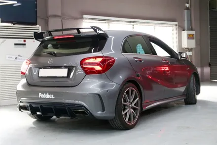 벤츠 A45 AMG 부산랩핑 (3M1080-GP258 Gloss Plum Explosion + 사이드미러 수전사까지!) / 부산, 기장, 양산