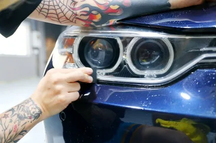 BMW 320i 라이트 PPF 교체 (8년만에 PPF를 바꿔봅니다) / 부산, 기장, 양산