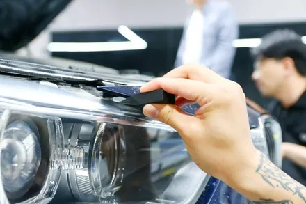 BMW 320i 라이트 PPF 교체 (8년만에 PPF를 바꿔봅니다) / 부산, 기장, 양산