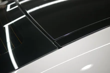 벤츠 C43 AMG 쿠페 포인트 랩핑 (흰차에 블랙랩핑지로 포인트를 살짝 줘볼까요?) / 부산, 기장, 양산