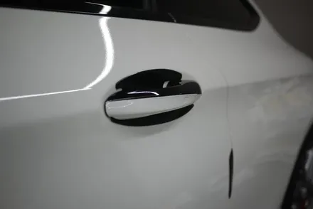 벤츠 C43 AMG 쿠페 포인트 랩핑 (흰차에 블랙랩핑지로 포인트를 살짝 줘볼까요?) / 부산, 기장, 양산