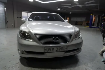 렉서스 LS460 실내 내장재 복원 작업 (내장재가 변색되어 버렸네요..) / 부산, 기장, 양산