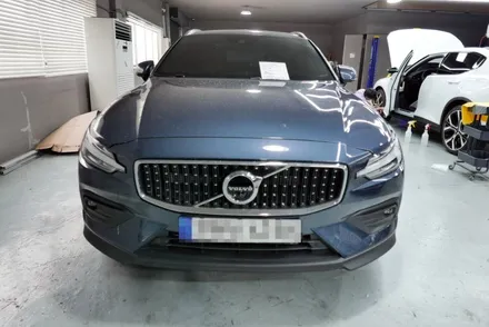 볼보 V60 페인트 날림으로 인한 광택 유리막코팅 재시공 작업 (서걱거리는 도장면 새단장 했어요~!) / 부산, 기장, 양산