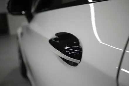 벤츠 C43 AMG 쿠페 포인트 랩핑 (흰차에 블랙랩핑지로 포인트를 살짝 줘볼까요?) / 부산, 기장, 양산