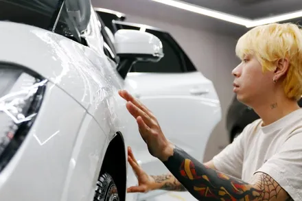 볼보 XC60 PPF 프런트패키지 광택 유리막코팅 (PPF 물론 좋지만 금액적 부담이라면?) / 부산, 기장, 양산