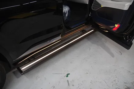 현대 더뉴펠리세이드 네틱스 전동사이드 스텝 장착 (순정이라고 해도 믿을것 같은 깔끔함!) / 부산, 기장, 양산