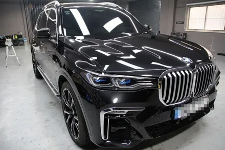 BMW X7 40i 광택 유리막코팅? 세라믹코팅! 시공 (글론 이오로 시공해드렸어요~!) / 부산, 기장, 양산