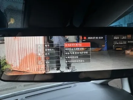 현대 ST1 전기트럭, 룸미러가 없다구요? (원테이크 디지털 룸미러 블랙박스형 장착) / 부산, 기장, 양산