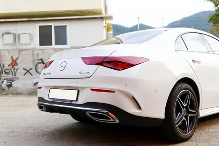 벤츠 CLA250 크롬딜리트 (윈도우 라인의 물때를 숨겨봅니다!!!) / 부산, 기장, 양산