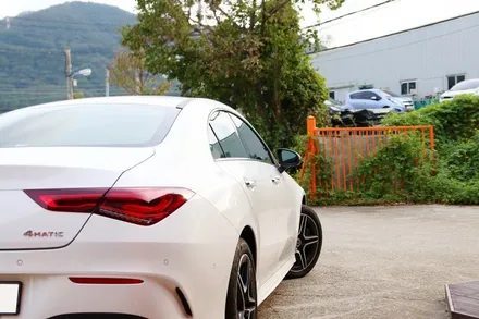 벤츠 CLA250 크롬딜리트 (윈도우 라인의 물때를 숨겨봅니다!!!) / 부산, 기장, 양산