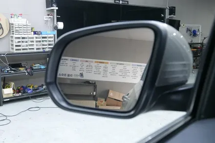 벤츠 GLE450 옵틱글래스 부산 광각미러 (사이드미러 시야각은 넓을수록 좋아요) / 부산, 기장, 양산