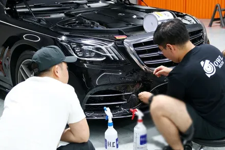 벤츠 S350d 부산 PPF 프런트패키지 그리고 도어4P까지 (PPF 한번 맛보시면 또 하십니다~) / 부산, 기장, 양산