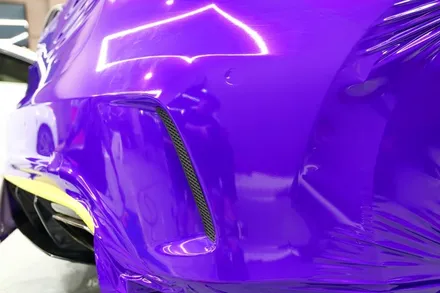 벤츠 A45 AMG 부산랩핑 (3M1080-GP258 Gloss Plum Explosion + 사이드미러 수전사까지!) / 부산, 기장, 양산