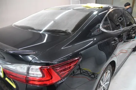 렉서스 ES300h 부산 광택 유리막코팅 스포츠그릴 카플레이설치 가죽크리닝까지! (여러 작업들을 한번에~~!) / 부산, 기장, 양산