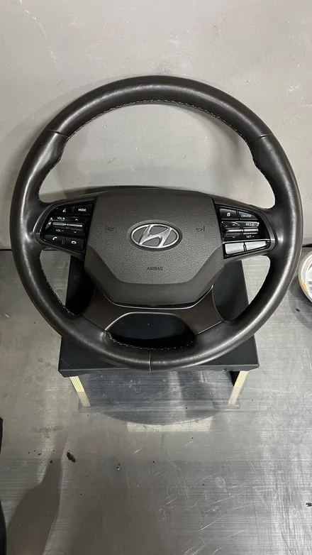 현대 그랜저IG 부산 핸들 커스텀 (핸들과 에어백 깔맞춤 커스텀 해드렸어요!) / 부산, 기장, 양산