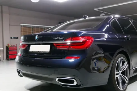BMW 730ld 광택 유리막코팅 그리고 크롬딜리트 (디테일링과 랩핑의 콜라보~?) / 부산, 기장, 양산