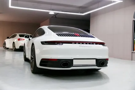 포르쉐 911 카레라 4 야와라 가죽시트 코팅 (가죽의 오염을 막아줍니다!!) / 부산, 기장, 양산