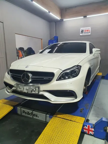 벤츠 CLS63AMG 광택 유리막코팅 그리고 실내클리닝 (판금도색 휠복원까지 한방에 시공 끝!) / 부산, 기장, 양산