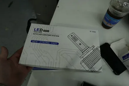렉스턴스포츠 D8S HID에서 LED전조등으로 교체 (광량업 효과를 누려보세요!) / 부산, 기장, 양산