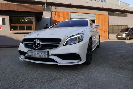 벤츠 CLS63AMG 광택 유리막코팅 그리고 실내클리닝 (판금도색 휠복원까지 한방에 시공 끝!) / 부산, 기장, 양산