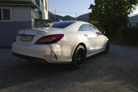 벤츠 CLS63AMG 광택 유리막코팅 그리고 실내클리닝 (판금도색 휠복원까지 한방에 시공 끝!) / 부산, 기장, 양산