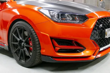 현대 벨로스터N 부산 랩핑 (3M1080-G364 Gloss Fiery Orange 그리고 카본 PPF) / 부산, 기장, 양산