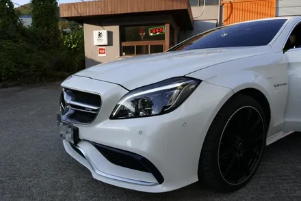 벤츠 CLS63AMG 광택 유리막코팅 그리고 실내클리닝 (판금도색 휠복원까지 한방에 시공 끝!) / 부산, 기장, 양산