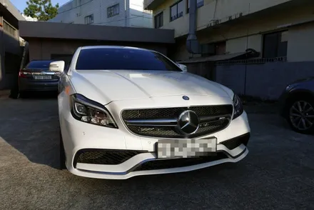 벤츠 CLS63AMG 광택 유리막코팅 그리고 실내클리닝 (판금도색 휠복원까지 한방에 시공 끝!) / 부산, 기장, 양산