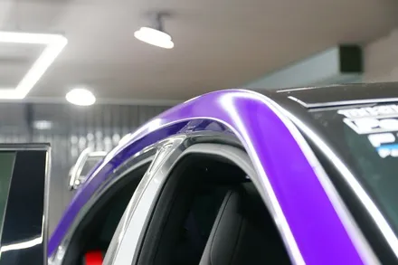 벤츠 A45 AMG 부산랩핑 (3M1080-GP258 Gloss Plum Explosion + 사이드미러 수전사까지!) / 부산, 기장, 양산