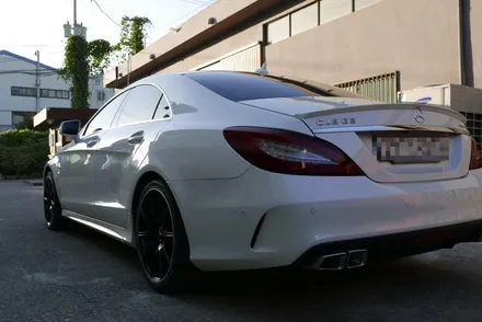 벤츠 CLS63AMG 광택 유리막코팅 그리고 실내클리닝 (판금도색 휠복원까지 한방에 시공 끝!) / 부산, 기장, 양산