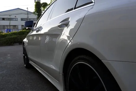 벤츠 CLS63AMG 광택 유리막코팅 그리고 실내클리닝 (판금도색 휠복원까지 한방에 시공 끝!) / 부산, 기장, 양산