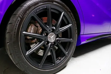 벤츠 A45 AMG 부산랩핑 (3M1080-GP258 Gloss Plum Explosion + 사이드미러 수전사까지!) / 부산, 기장, 양산
