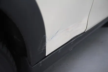 BMW 미니 5도어 조수석 후도어 패널 교환 작업 (판금도색 작업의뢰도 가능하세요~) / 부산, 기장, 양산