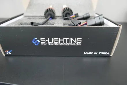 현대 벨로스터 LED 전조등 장착 (국내생산 제품 에스라이팅입니다~) / 부산, 기장, 양산