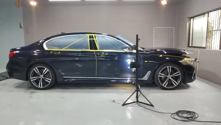 BMW 730ld 광택 유리막코팅 그리고 크롬딜리트 (디테일링과 랩핑의 콜라보~?) / 부산, 기장, 양산
