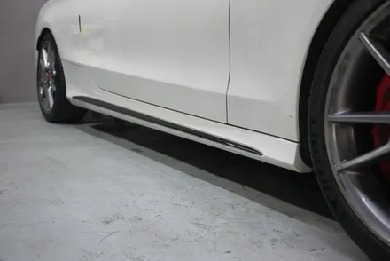 벤츠 C43 AMG 쿠페 포인트 랩핑 (흰차에 블랙랩핑지로 포인트를 살짝 줘볼까요?) / 부산, 기장, 양산