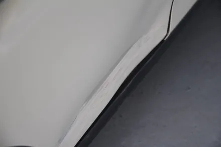 BMW 미니 5도어 조수석 후도어 패널 교환 작업 (판금도색 작업의뢰도 가능하세요~) / 부산, 기장, 양산