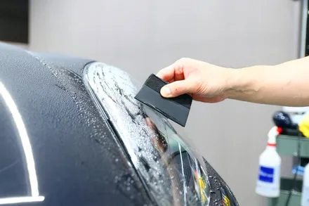포르쉐 카이엔 쿠페 이번엔 라이트 사이드미러 PPF 시공 (아울하우스는 블랙홀같은곳?) / 부산, 기장, 양산