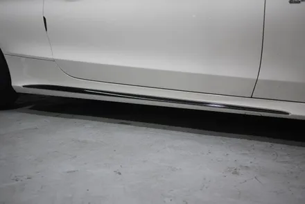 벤츠 C43 AMG 쿠페 포인트 랩핑 (흰차에 블랙랩핑지로 포인트를 살짝 줘볼까요?) / 부산, 기장, 양산