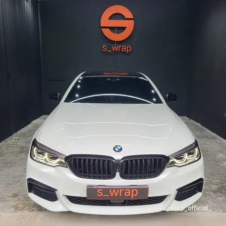 수원랩핑 - BMW 530i - 크롬죽이기 루프스킨 라이트컬러PPF 탑클래스필름 시공 / 영통구 원천동