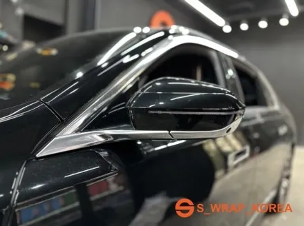 수원랩핑 - BMW 7시리즈 - 크롬죽이기 에스랩 탑클래스 필름 / 영통구 원천동