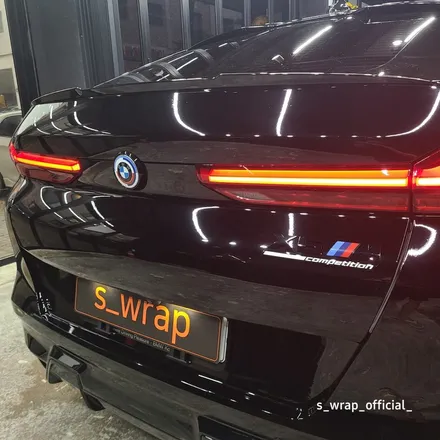 수원PPF - BMW X6 M - 블랙PPF 전체랩핑 탑클래스 필름 시공 / 영통구 원천동