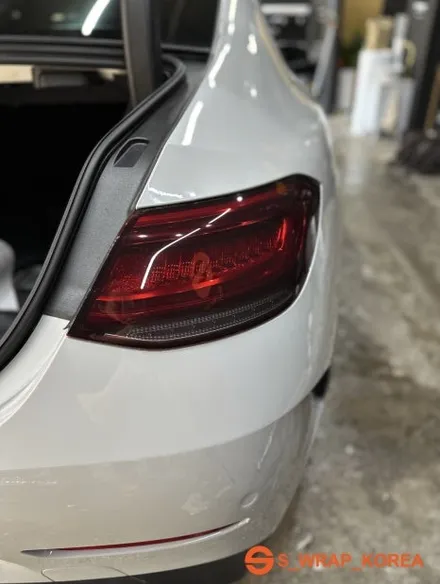 수원랩핑 - Benz CLS - 포르쉐 크레용 전체랩핑 에스랩 탑클래스 필름 시공 / 영통구 원천동