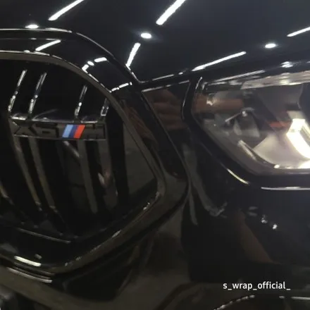 수원PPF - BMW X6 M - 블랙PPF 전체랩핑 탑클래스 필름 시공 / 영통구 원천동
