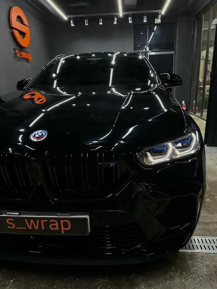 수원PPF - BMW X6 M - 블랙PPF 전체랩핑 탑클래스 필름 시공 / 영통구 원천동