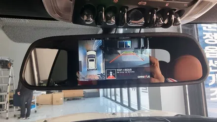 BMW미니 어라운드뷰 룸미러모니터 연결