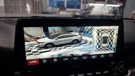 셀토스 어라운드뷰 3D로 안전하게 주차 하기