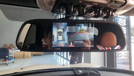 BMW미니 어라운드뷰 룸미러모니터 연결