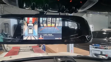 BMW미니 어라운드뷰 룸미러모니터 연결